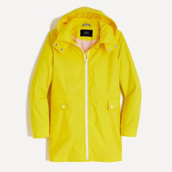 J. Crew Jackets & Blazers - New JCREW Rubberized Raincoat in Dazzling Sun